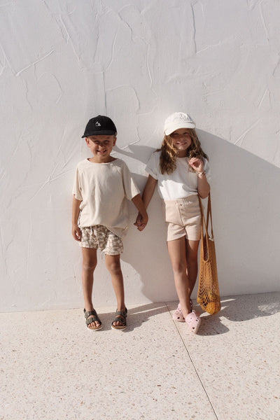 Kids clothing - neutral shorts and tees 